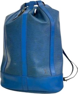 Louis Vuitton Pre-owned Backpacks, female, Blue, Size: ONE SIZE Pre-owned Shoulder Bag