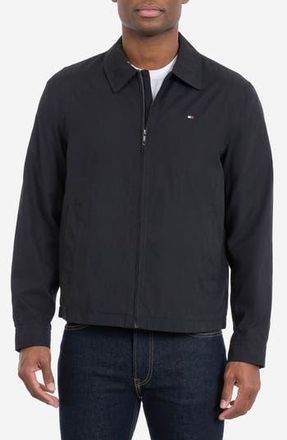 Tommy Hilfiger Microfiber Golf Jacket in Black at Nordstrom Rack, Size Xx-Large
