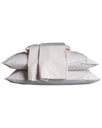 Sleep & Beyond Organic Cotton 300Tc Percale Sheet Set