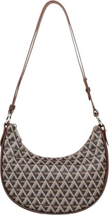 Lancaster Ikon IT Hobo Bag - Dames - Tassen - Bruin - Maat: ONE Size Vinyl