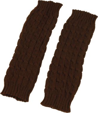 Generic Leg Thermal Mens Womens Winter Plush Belt Wool Dough Hosiery Knitted Wool Warm Leg Boots Thickened Socks 80s Sicks (Coffee, One Size)