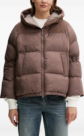 Bomboogie Piumino Nagoja con cappuccio - Marrone