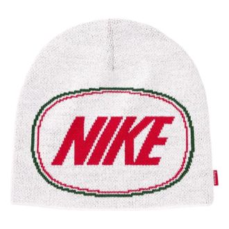 SUPREME FW26 x Nike Oval Beanie White SUP-FW26-2025-WHT
