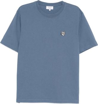 Maison Kitsun&eacute; T-shirt Fox Head - Toni neutri