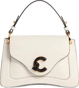 Coccinelle Borsa a spalla C-Me piccola con logo - Toni neutri