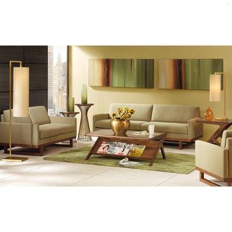 Ink + Ivy Coffee Table with Tempered Glass