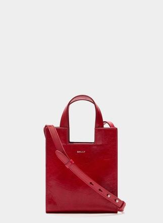Bally Easy Bally Small Tote Bag in Leather in Red at Nordstrom