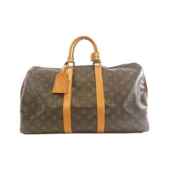 Louis Vuitton Pre-owned Weekend Bags, female, Brown, Size: ONE SIZE Pre-owned Monogram Boston Bag