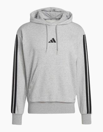 adidas Mens M 3s Ft Hoody - Grey - Size: 38
