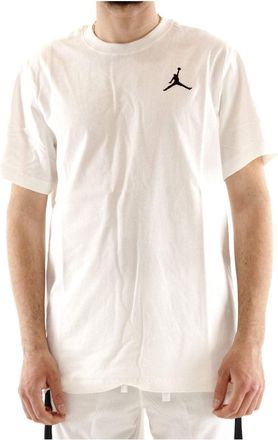 Nike DC7485-100 M J Jumpman EMB SS Crew T-Shirt Mens White/Black Size M