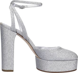 Casadei Schoenen, Dames, Grijs, 37 EU, Met Hak Zilver