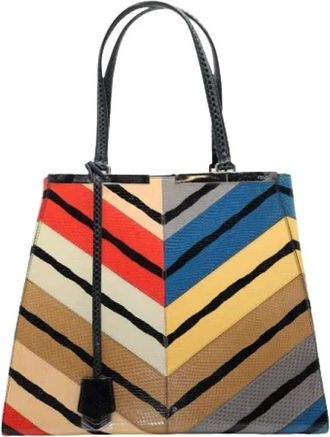 Fendi Pre-owned Handbags, female, Multicolor, Size: ONE SIZE Pre-owned 3Jours Bag