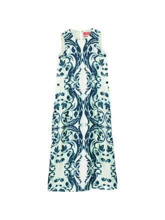 F.R.S. F. R.S. Womens Printed Silk Dress