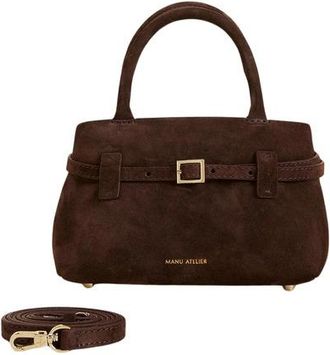 Manu Atelier Leather Tote Bag