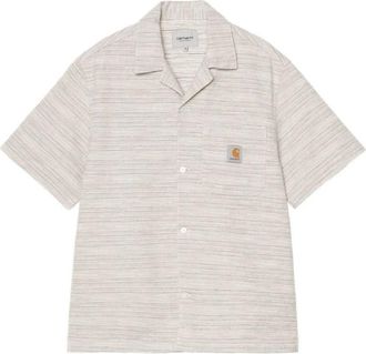 Carhartt Work in Progress Overhemden, Heren, Grijs, L, Katoen, Veelzijdige Gellar Shirt