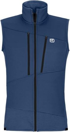 Ortovox Fleece Grid Vest Fleecegilet f&uuml;r Herren | blau