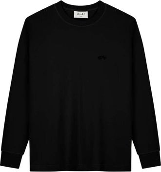 Olaf Hussein Signature LS Tee - Heren - Tops - Zwart - Maat: XS Katoen