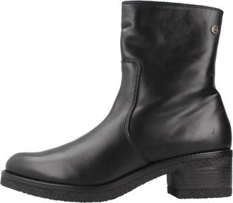 Porronet Botin Canada 5 - Dames - Laarzen met Hak - Zwart - 40 EU - Leer - Schoenen