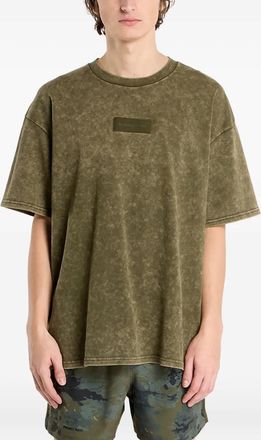 Under Armour Project Rock patch T-Shirt - men - Cotton/Recycled Polyester - S - Green