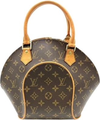 Louis Vuitton Pre-owned Vintage Monogram Handtas - Dames - Vintage Handtas - Bruin - ONE Size - Leer - Vintage