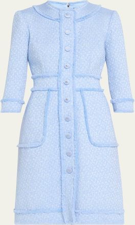 Dolce & Gabbana Rachel Tweed Fringe Dress