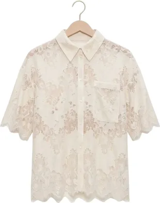 Edited Edited, Overhemden, Dames, Beige, S, Bella Shirt