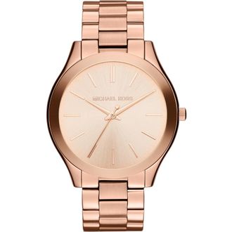 Michael Kors Womens Horloge MK3197 Bronze - Rose Gold Stainless Steel - One Size