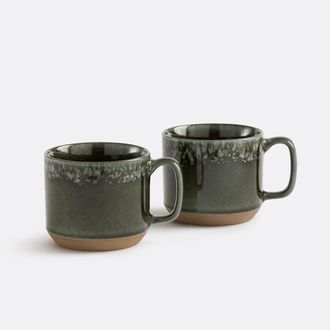 La Redoute Interieurs Set van 2 keramische mokken, Julio