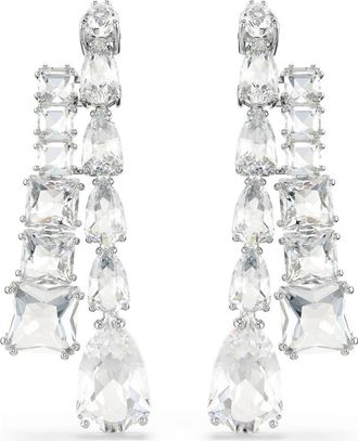 Swarovski Matrix Drop Earrings in White at Nordstrom