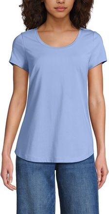 Lands End Lightweight Jersey T-shirt in Light Sea Blue at Nordstrom, Size X-Large P