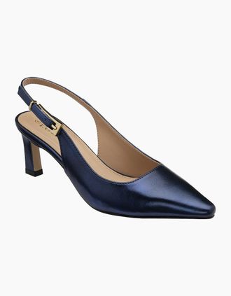 Lotus Womens Sharon Womens Slip On Sandals - Navy - Size: 4