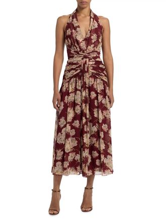 Cinq &agrave; Sept Jelica Dress In Rasp Bouquet