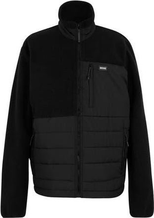 Regatta Frankie Borg Full Zip Hybrid Jacket in Black at Nordstrom, Size Xx-Large