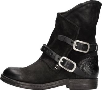 A.S.98 Enkellaarsjes - Dames - Enkellaarsjes - Zwart - 37 EU - Leer - Schoenen