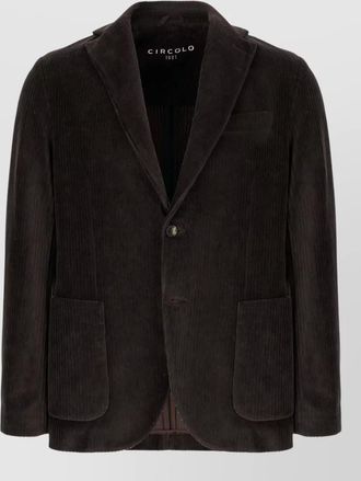 Circolo 1901 corduroy single-breasted coat