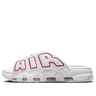 Nike Air More Uptempo Slide White Red FD9884-100