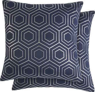 TJ Hughes Hartford - Cushion Cover in Navy - TJ Hughes