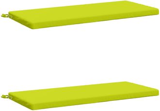 vidaXL Cojines Para Banco De 2 Piezas Soest 2 Uds. 100% Poli&eacute;ster Vidaxl