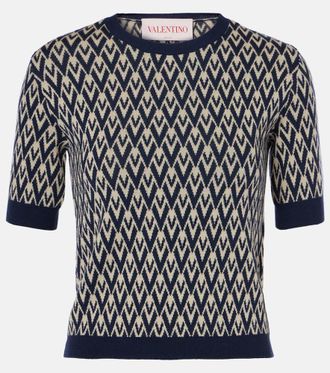 Valentino Toute La V virgin wool sweater