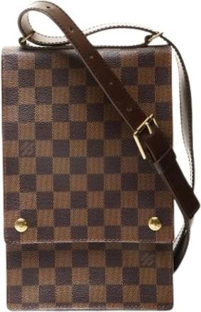 Louis Vuitton Pre-owned Cross Body Bags, female, Brown, Size: ONE SIZE Pre-owned Vintage Damier Shoulder Bag