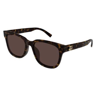 Gucci Sunglasses, unisex, Brown, Size: 55 MM Pantos Sunglasses