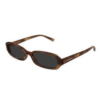 Saint Laurent Erin Sunglasses - female - Saint Laurent - Sunglasses - Brown - 52 MM - Accessories