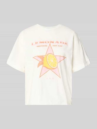 Only Boxy Fit T-Shirt aus reiner Baumwolle Modell MINNA in Weiss, Gr&ouml;&szlig;e XL