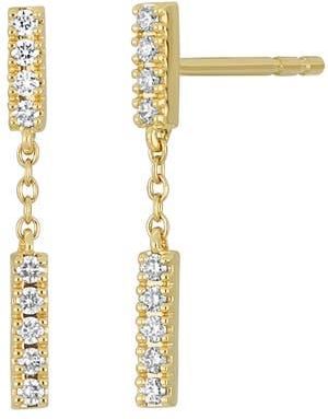 Bony Levy Diamond Linear Drop Earrings in 18Ky Gold at Nordstrom Rack