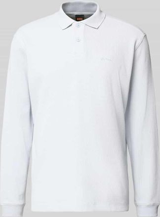 Boss Orange by Hugo Boss BOSS Orange Regular Fit Poloshirt aus Baumwoll-Mix Modell PETEMPESTOLONG in Mint, Größe XXL