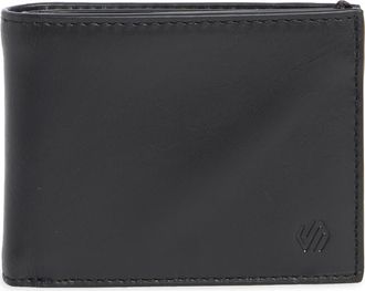 Johnston & Murphy Hunter Glazed Leather Bifold Wallet in Black at Nordstrom Rack