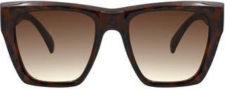 Kurt Geiger 53mm Gradient Square Sunglasses in Classic Havana at Nordstrom Rack