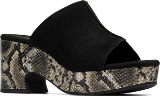 Clarks Nerisa Vine Womens Sandals Black Interest Leather : 9.5 B - Medium