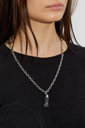 Maison Margiela Necklace With Pendant, Womens, Silver