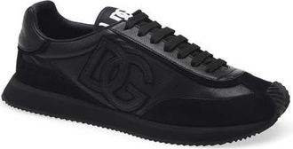 Dolce & Gabbana DG Cushion Sneaker in Nero/Nero at Nordstrom, Size 12Us